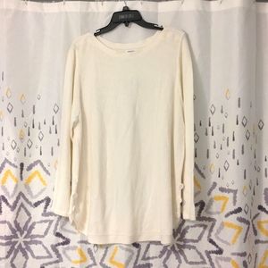 NWT Women's Cream Westport Pullover Sweater, Size 3X